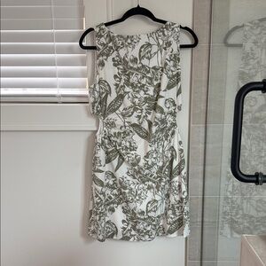 Abercrombie & Fitch Green and White Mini Dress